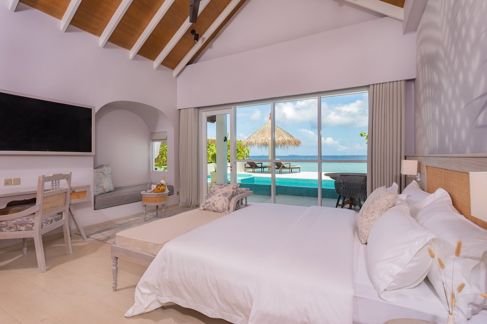 Sunrise Beach Pool Villa at Malahini Kuda Bandos, view 10